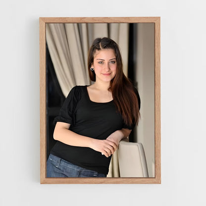 ap-hazal kaya-14 cadre Bois clair