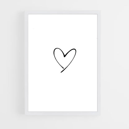 ap-heart symbol-4 cadre Blanc