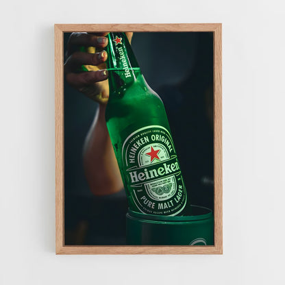 ap-heineken-10 cadre Bois clair