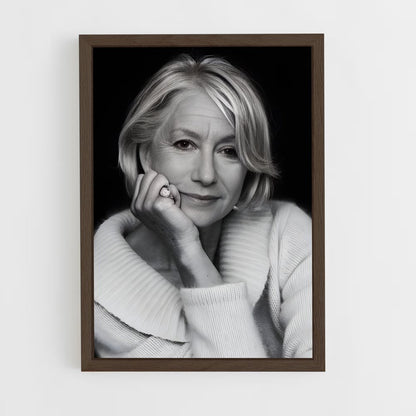 ap-helen mirren-1 cadre Bois foncé