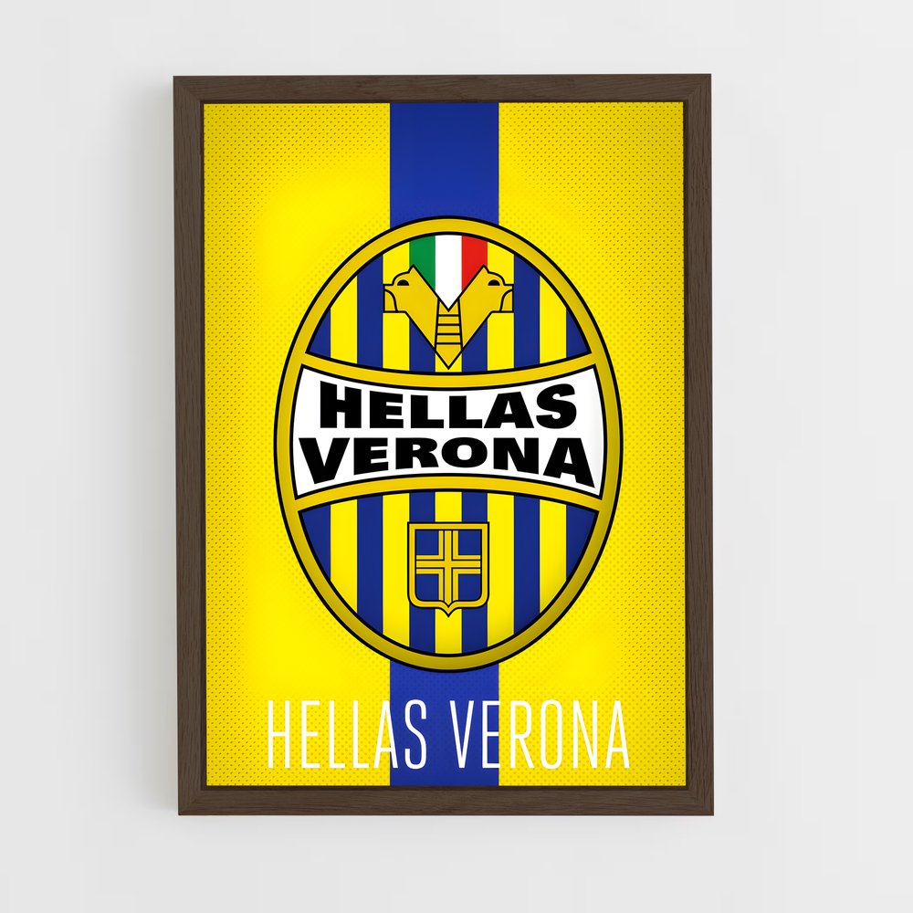 ap-hellas verona fc-8 cadre Bois foncé