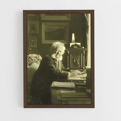 ap-henrik ibsen-1 cadre Bois foncé
