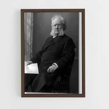 ap-henrik ibsen-2 cadre Bois foncé