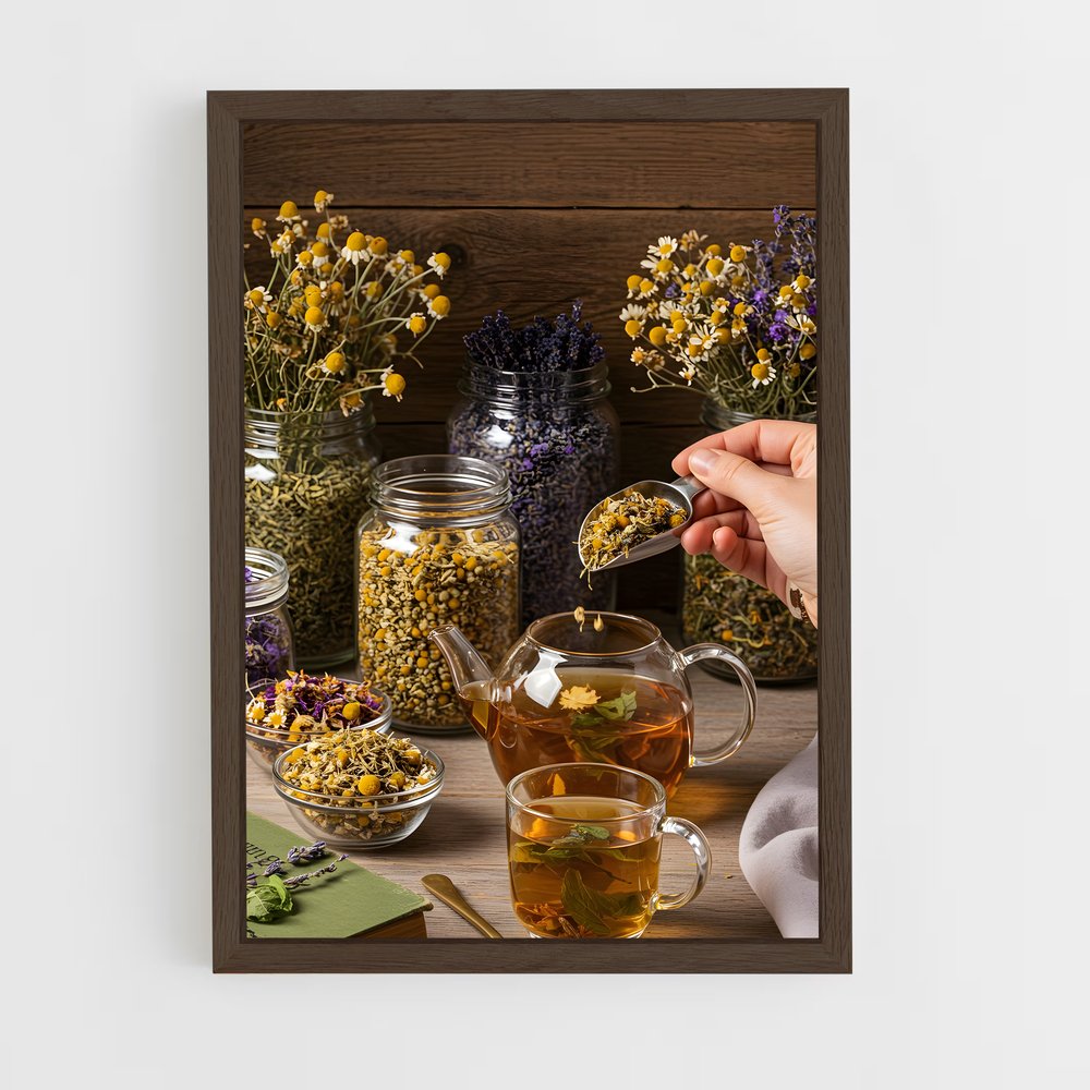 ap-herbal tea-2 cadre Bois foncé