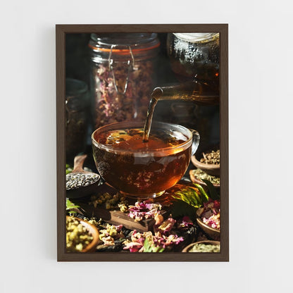 ap-herbal tea-3 cadre Bois foncé