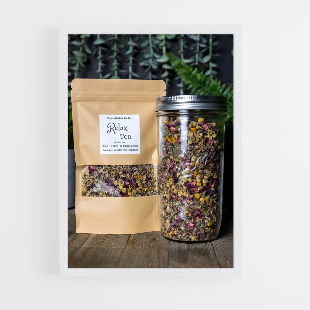 ap-herbal tea-4 cadre Blanc