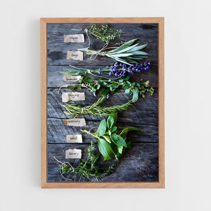 ap-herbs de provence-3 cadre Bois clair
