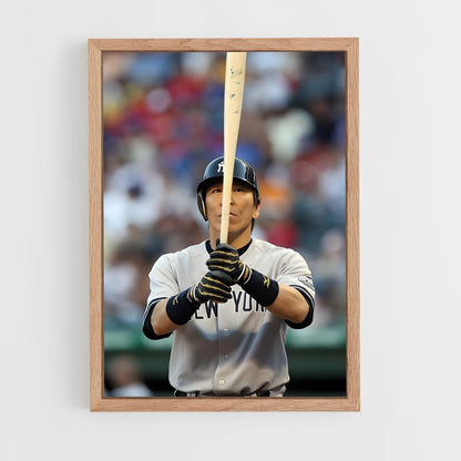 ap-hideki matsui-2 cadre Bois clair