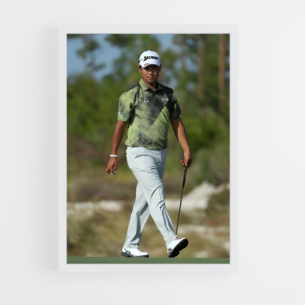 ap-hideki matsuyama-2 cadre Blanc