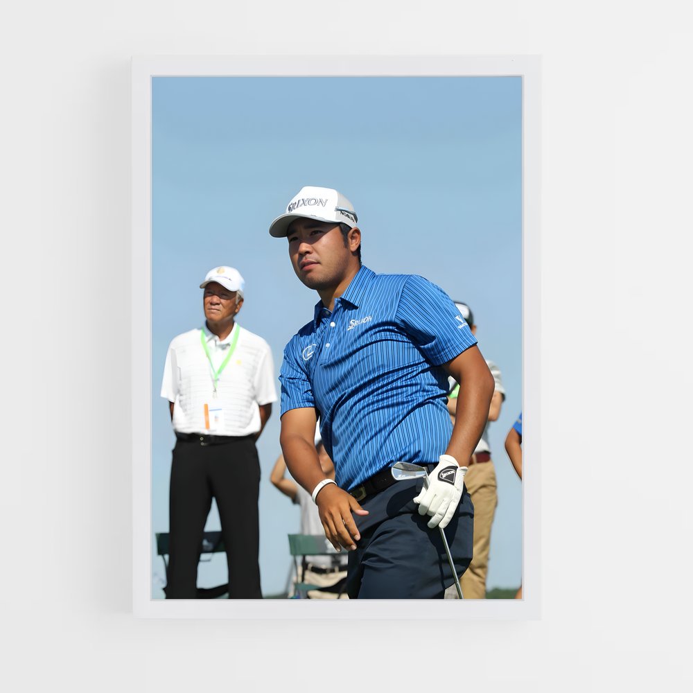 ap-hideki matsuyama-3 cadre Blanc