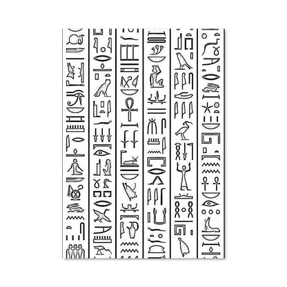 Poster Hiéroglyphes Éternels