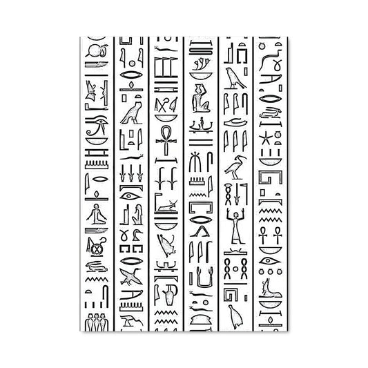 Poster Hiéroglyphes Éternels