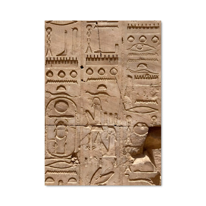 Poster Le Temple des Hiéroglyphes