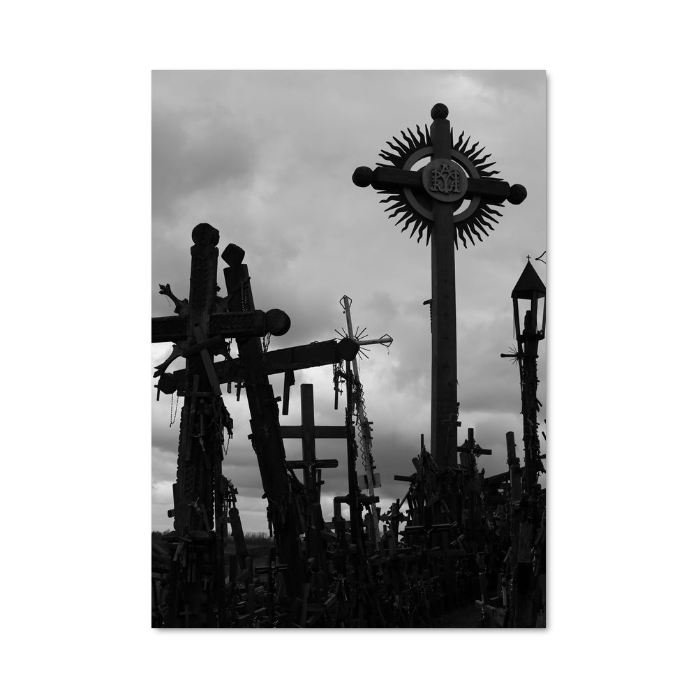 Poster Croix Rayonnante