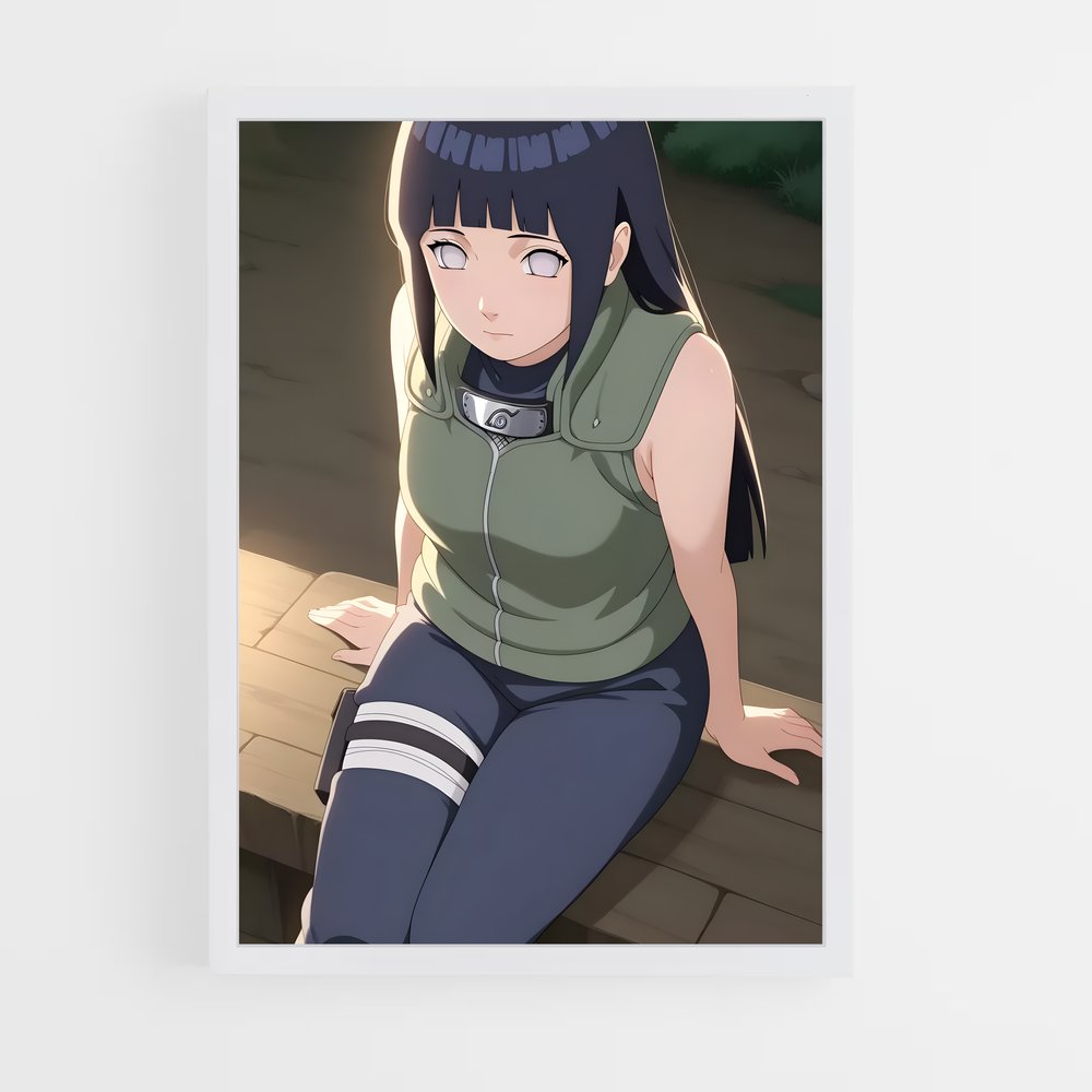 ap-hinata hyuga-8 cadre Blanc