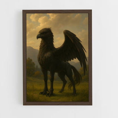 ap-hippogriff-5 cadre Bois foncé