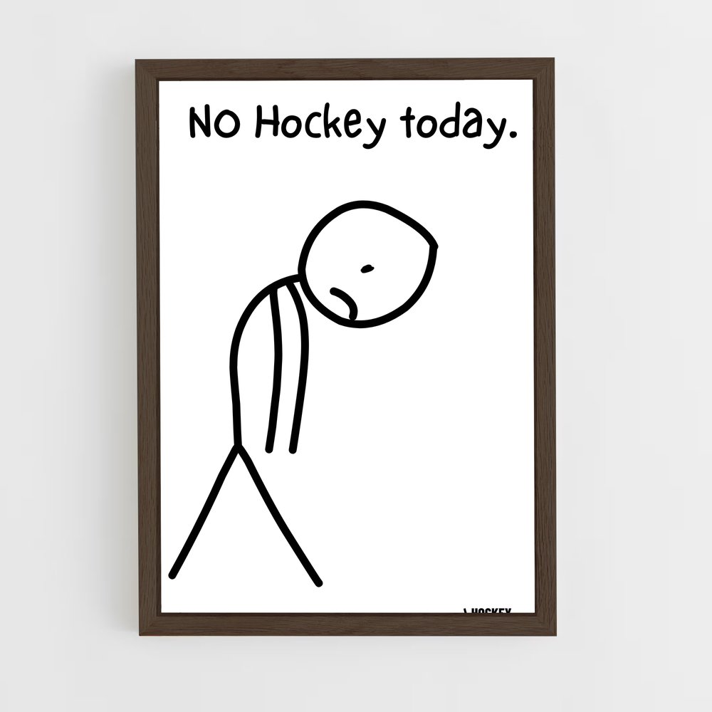 ap-hockey-2 cadre Bois foncé