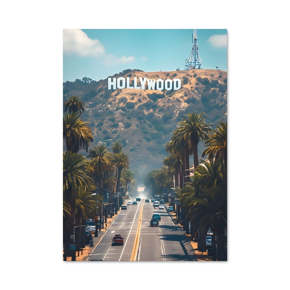 Poster Hollywood sign 93225
