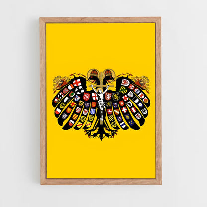 ap-holy roman empire flag-1 cadre Bois clair