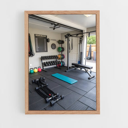ap-home gym-4 cadre Bois clair