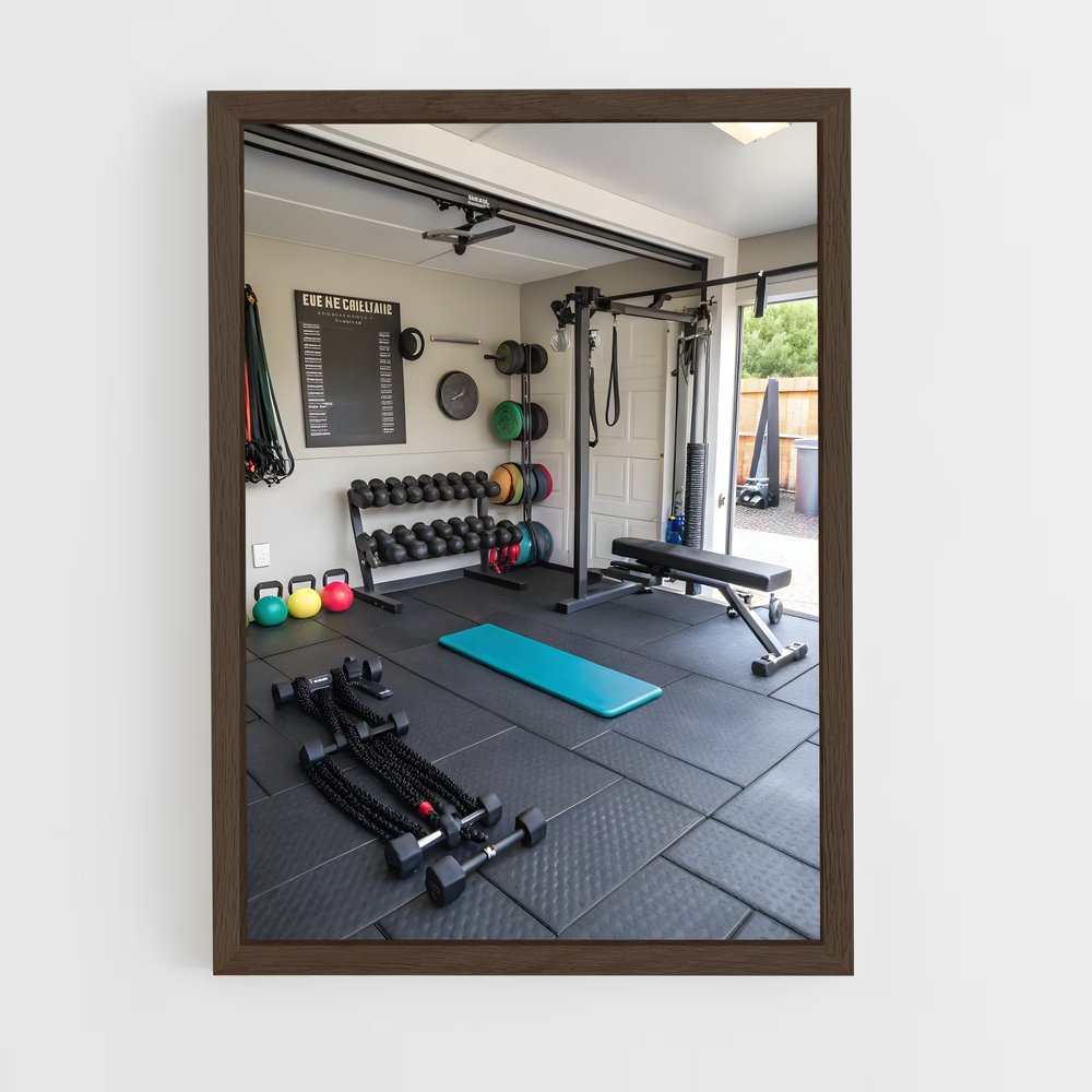 ap-home gym-4 cadre Bois foncé