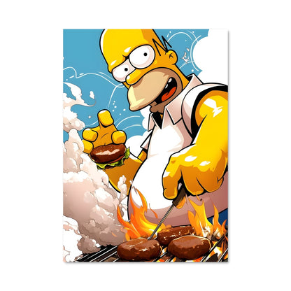 Poster Homer à la Folie