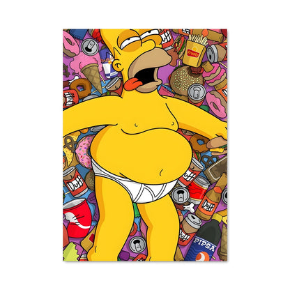 Poster Homer la Famille Avant Tout