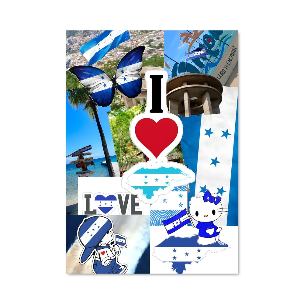 Poster I Love Honduras