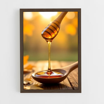 ap-honey-10 cadre Bois foncé
