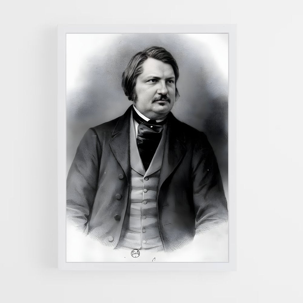 ap-honore de balzac-1 cadre Blanc