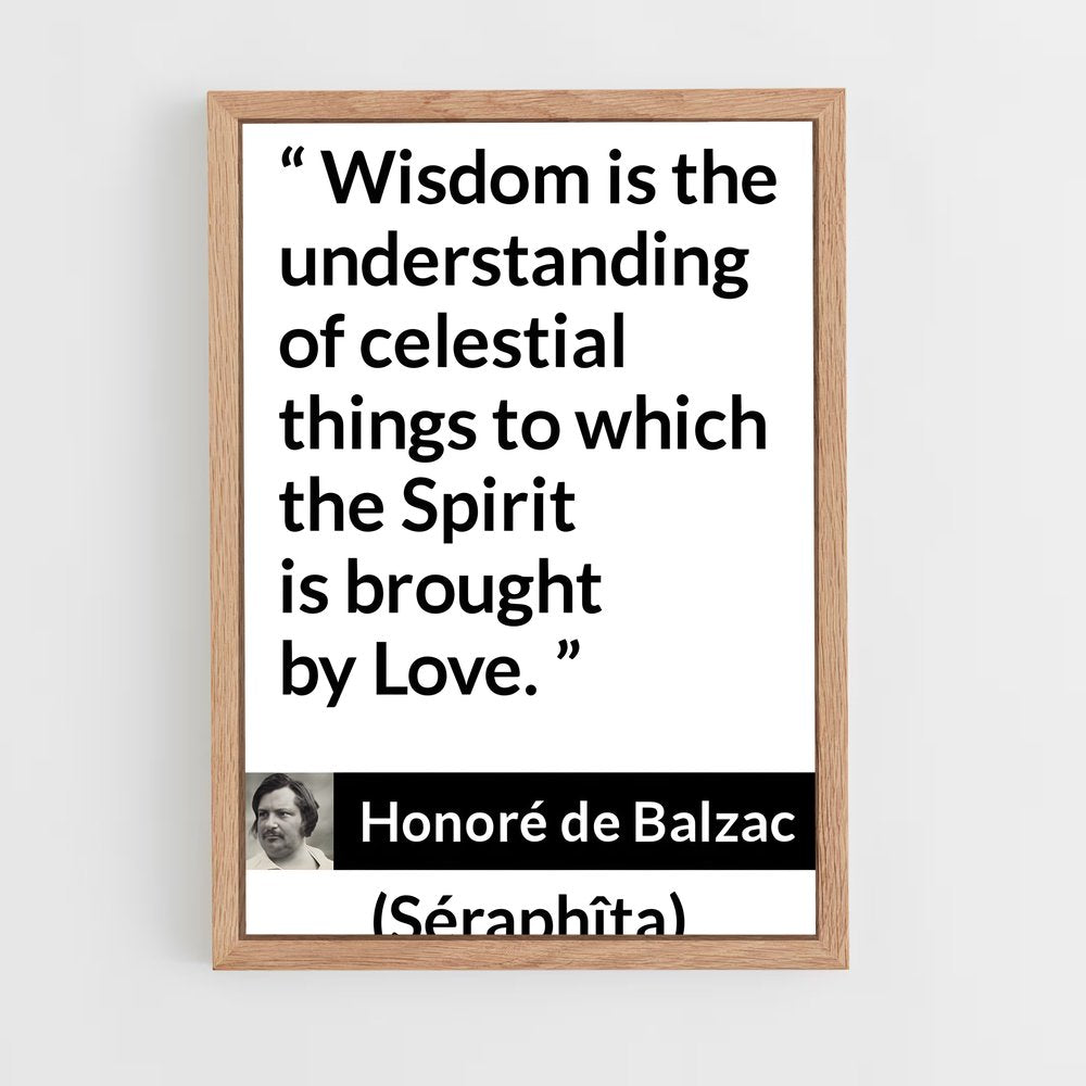 ap-honore de balzac-6 cadre Bois clair
