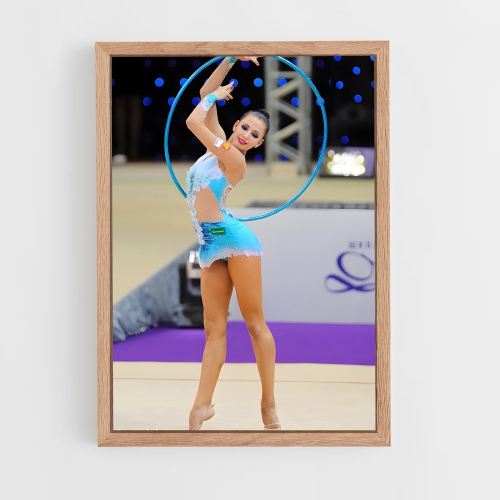 ap-hoop rhythmic gymnastics-1 cadre Bois clair
