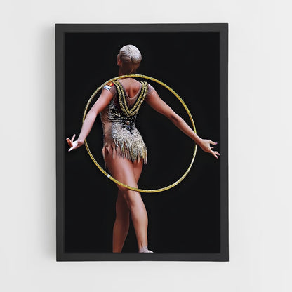 ap-hoop rhythmic gymnastics-3 cadre Noir