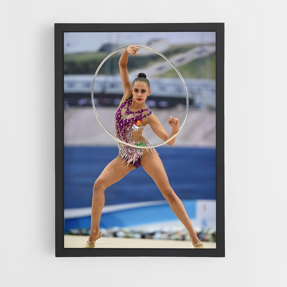 ap-hoop rhythmic gymnastics-4 cadre Noir