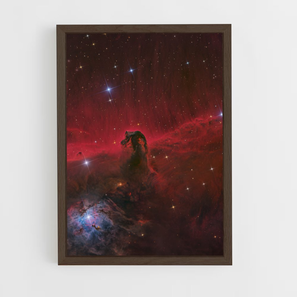 ap-horsehead nebula-1 cadre Bois foncé