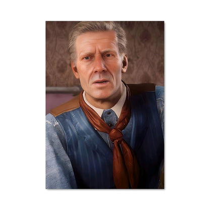 Poster Le Charmeur en Bleu
