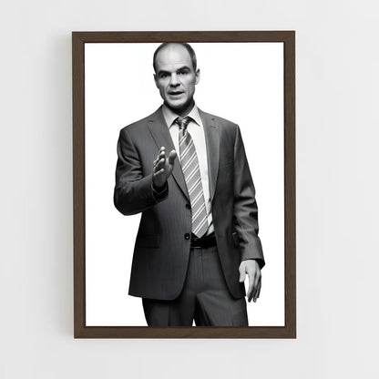 ap-house of cards-1 cadre Bois foncé
