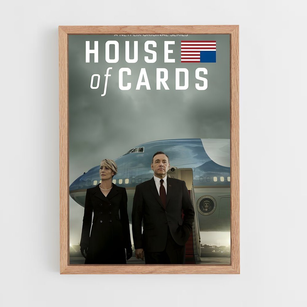 ap-house of cards-4 cadre Bois clair