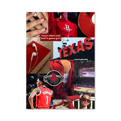 Poster Rockets en Rouge