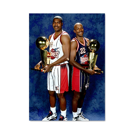 Poster Trophées des Rockets