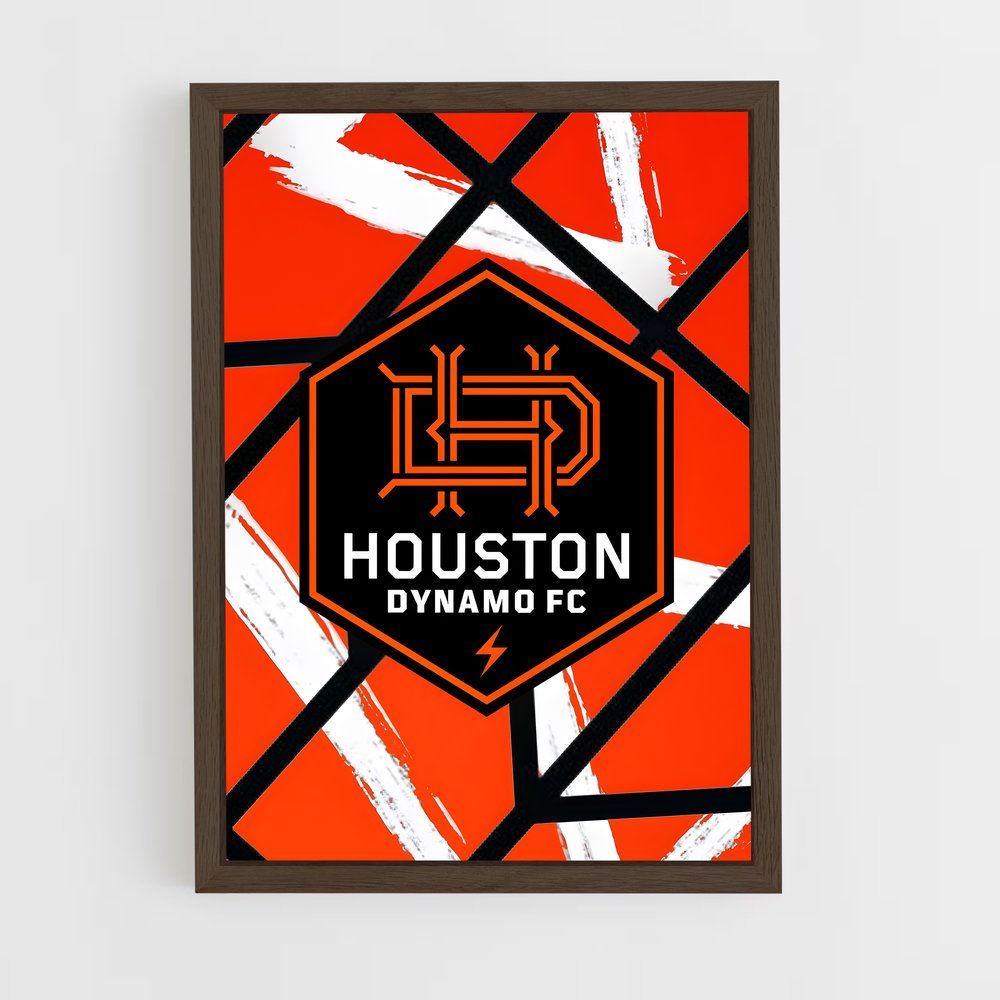 ap-houston dynamo fc-4 cadre Bois foncé