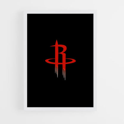 ap-houston rockets-3 cadre Blanc