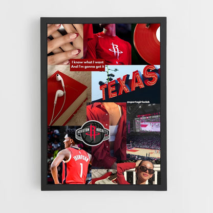 ap-houston rockets-5 cadre Noir