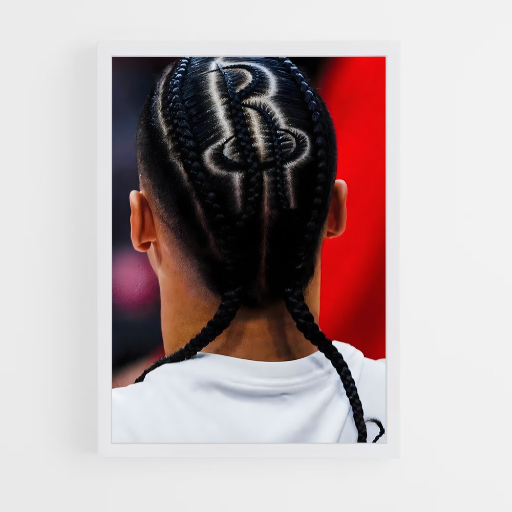 ap-houston rockets-6 cadre Blanc