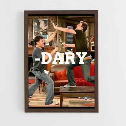 ap-how i met your mother-1 cadre Bois foncé