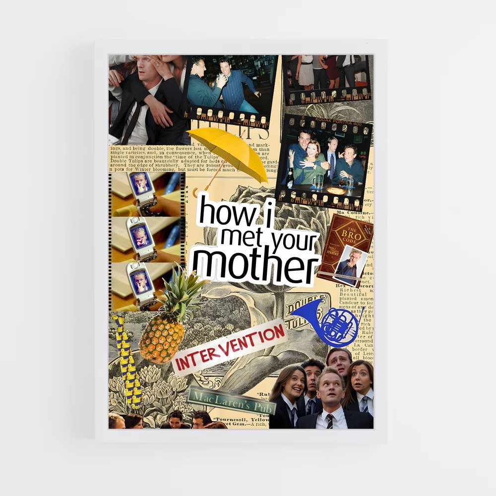 ap-how i met your mother-4 cadre Blanc