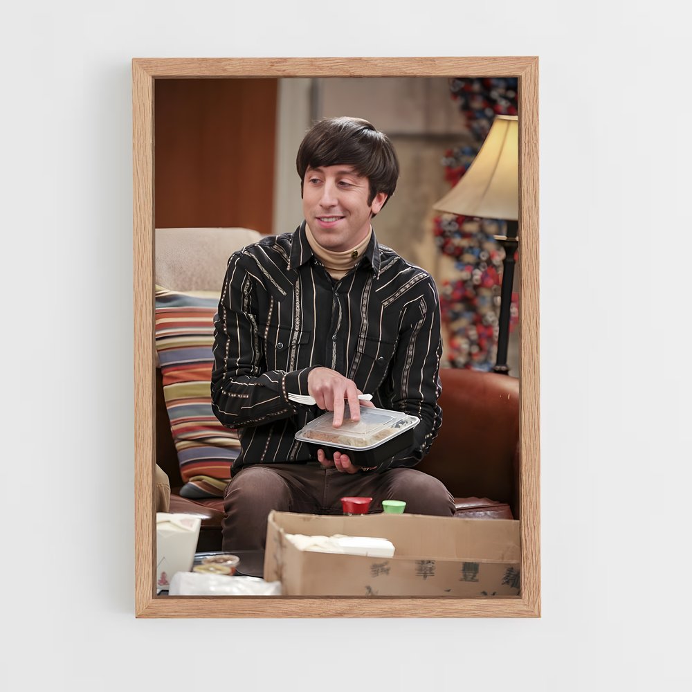 ap-howard wolowitz-3 cadre Bois clair