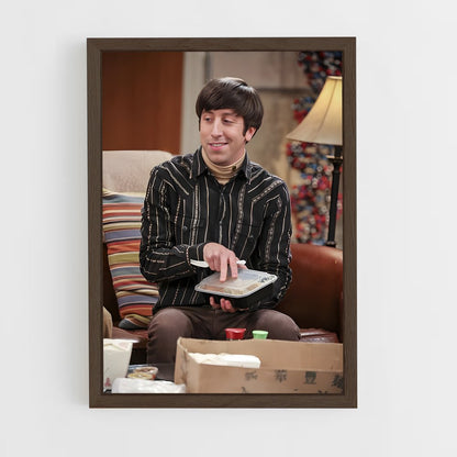 ap-howard wolowitz-3 cadre Bois foncé