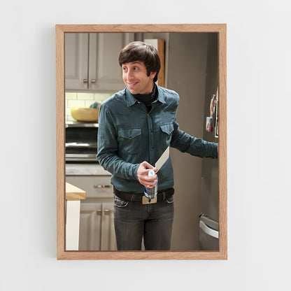ap-howard wolowitz-4 cadre Bois clair