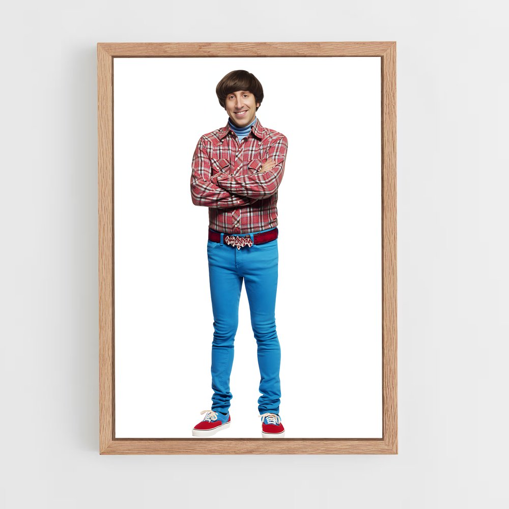 ap-howard wolowitz-5 cadre Bois clair